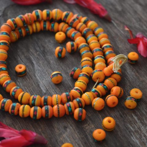Yak bone beads